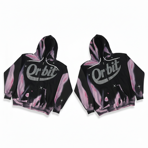 Sudadera con capucha corta estilo vintage con lavado ácido, unisex, 100% algodón, forro polar, logotipo personalizado con pedrería, cómoda y transpirable. - Product Image 6