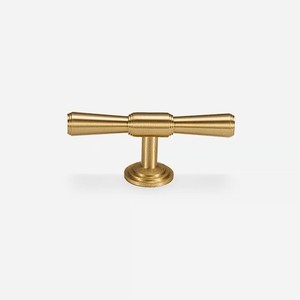 Poignée de meuble moderne en laiton massif, nouveau design, bouton de tirage pour tiroir de cuisine et commode, finition dorée, durable, pour la maison et le bureau - Product Image 3