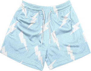 <b>Men's</b> <b>Black</b> Quick Dry Polyester <b>Shorts</b> With Pattern Drawstring Waist Casual <b>Short</b> Pants <b>Men</b> Sublimation <b>Shorts</b> - Product Image 3