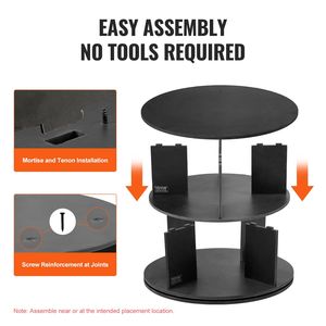 Scarpiera Girevole a 5 Livelli con Rotazione a 360 Gradi, Espositore Girevole per Scarpe, Carosello Girevole Lazy Susan per Organizzazione e Conservazione delle Scarpe - Product Image 6