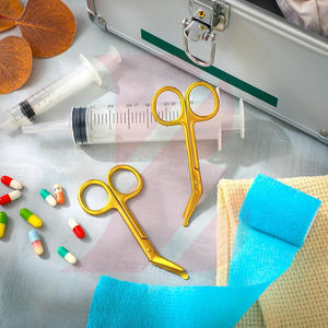Nouveauté : Ciseaux à pansements de qualité hospitalière, ciseaux de traumatologie EMT, acier inoxydable, outil chirurgical de premiers secours, fournitures médicales - Product Image 4