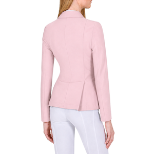 Veste d'équitation rose pour femmes, coupe ajustée, blazer d'équitation professionnel, manteau de compétition équestre, vêtements sur mesure en gros - Product Image 2