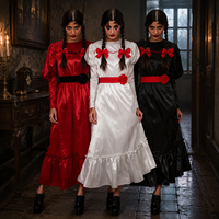 Costume de poupée d'horreur pour femme Baige, inspiré d'Annabelle, tenue de mariée fantôme, déguisement pour fête d'Halloween, robe de scène, taille S-XL