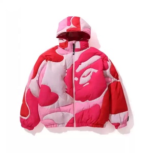 Veste d'hiver matelassée pour homme sur mesure, avec capuche amovible, imperméable, coupe-vent, épaisse, OEM - Product Image 3