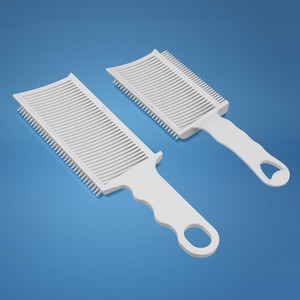 Peine profesional para desvanecimiento de cabello, peine de plástico para cortapelos, peine plano para desvanecimiento, herramienta de estilismo para barbería y uso doméstico en salones. - Product Image 5
