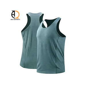 Camisetas sin mangas para hombre con estampado de sublimación completo, talla grande, para gimnasio - Product Image 3
