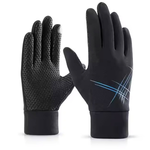 Gants de sport d'hiver personnalisés avec logo, pour le cyclisme, compatibles avec les écrans tactiles, pour hommes, en polyester et coton, chauds, pour l'extérieur - Product Image 4