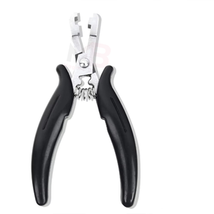 High Demanded Professional Metal Hair <b>Extension</b> Tools Black Color Coated <b>Micro</b> Link Pliers Salon Use - Product Image 1