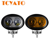 Ampoules LED TCYATO pour voitures, lentille convexe haute intensité de 3 pouces pour feux tout-terrain, feux de signalisation avec faisceau focalisé