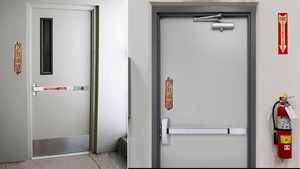 Placa de Señalización de Puerta de Latón Antiguo, Placa de Puerta de Empujar y Tirar Montada en la Pared, Letrero Grabado para Puerta de Entrada para Hogar, Oficina, Hotel - Product Image 3