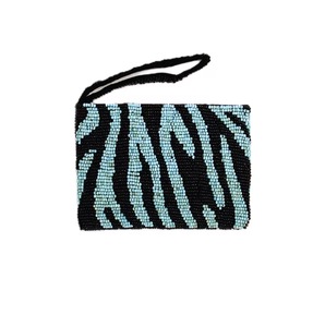 Pochette à main KISS, dernier design, brodée de perles, faite à la main, porte-monnaie avec couleur personnalisée, trousses et étuis cosmétiques - Product Image 2