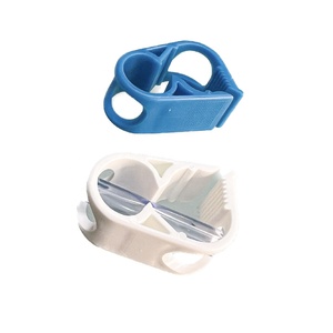 White 12A882 Pinch Clamp for 6-8mm Infusion Injection Molded Plastic Clamp - Product Image 2