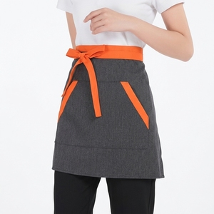 Tablier de serveuse pour femmes avec poches et bordure contrastée pour le personnel de restaurant et de bar - Product Image 6