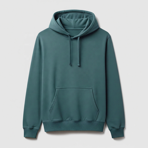 Sweat à capuche oversize d'hiver pour homme, 100 % coton de haute qualité, écologique, respirant, avec logo personnalisé sur le devant, coupe épaules tombantes, tendance - Product Image 4