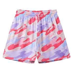 2025 Summer High Quality Double <b>Layer</b> Sublimation Basketball Men Mesh Shorts Custom Polyester Logo Plain <b>Mid</b> Design Manufactured - Product Image 4