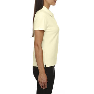 Camiseta Polo Premium de Algodón Mezclado para Mujer, Estilo Moderno y Urbano, Color Liso, en Oferta - Product Image 4