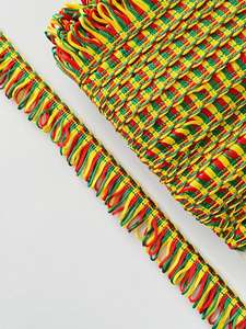 Borla de Flecos de Poliéster con Pedrería para Banderas, Estandartes, Uso Textil en el Hogar, Decorada con Diamantes de Imitación, Tamaño y Color Personalizados, Venta al por Mayor - Product Image 4