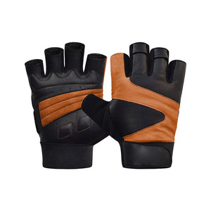DAIZEN STAR INTERNATIONAL Half Finger Gym <b>Gloves</b> PU Leather <b>Weight</b> Lifting Training Unisex Breathable Non Slip Fitness Wrist - Product Image 6