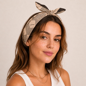 Craftjaipur Handmade Cotton Collection Bandanas for Adults Block Printed Eco Friendly Handkerchief <b>Square</b> <b>Scarf</b> Accessories - Product Image 1