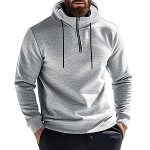 Sweat à capuche épais pour homme avec poche, style décontracté et streetwear, respirant, en promotion - Product Image 6