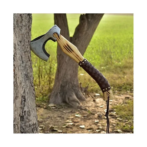 ขวานโทมาฮอว์กทำมือ LEGACY BLADES สำหรับงานอุตสาหกรรม ด้ามไม้ ใบมีดเหล็กตีขึ้นรูป เครื่องมือขวานเอาตัวรอดกลางแจ้ง - Product Image 1