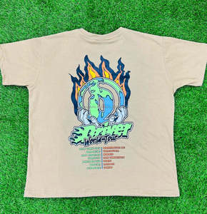 Ropa de calle con logotipo personalizado, camisetas de algodón pesado para hombre, camiseta vintage de peso pesado con estampado gráfico de alta calidad - Product Image 1