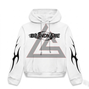 Nouvel Arrivage Ensemble de Survêtement Unisexe Personnalisé Délavé à l'Acide, Style Streetwear Décontracté Vintage, Sweat à Capuche Oversize et Pantalon de Survêtement Ample, 2 Pièces 100% Coton - Product Image 3