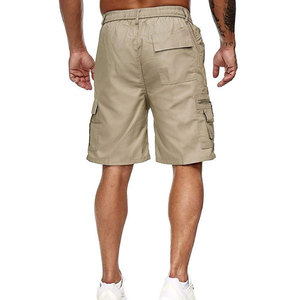 Best Selling <b>Men's</b> Casual Cotton Shorts High Quality Loose Fitting Workout <b>Trunk</b> Side Pockets Solid Board Shorts Plain Dyed - Product Image 5