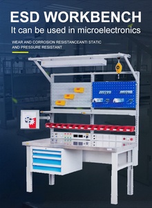 Máy Trạm Điện Tử Chất Lượng Cao Phòng Thí Nghiệm ESD Bàn Làm Việc Phòng Thí Nghiệm Có Thể Điều Chỉnh - Product Image 2
