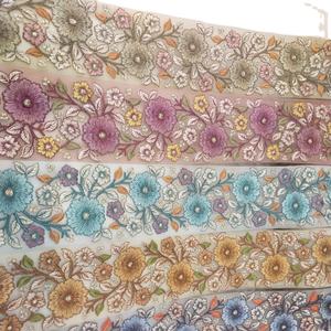 Hot Sale Free Samples Polyester Fabric Embroidery New Designs Colour Sequin <b>Lace</b> <b>Applique</b> and Trimming - Product Image 1