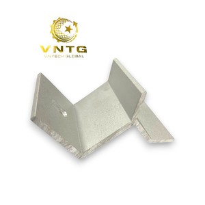 Pince de fixation VNTG V22 en aluminium pour panneaux solaires ondulés avec coussinet EPDM et fixations pour système de montage sur toiture métallique - Product Image 5
