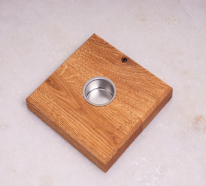 Portavelas Cuadrado de MDF Hecho a Mano, Acabado Pulido Ecológico, 1 Color, Logotipo Personalizado, para Navidad, Bodas, Hogar y Oficina - Product Image 2