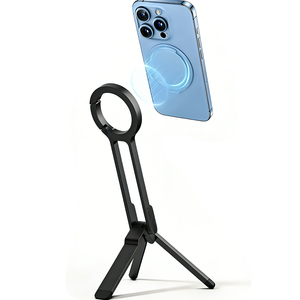 Support de téléphone de bureau réglable, trépied robuste en plastique avec anneau de fixation pour téléphones mobiles - Product Image 1