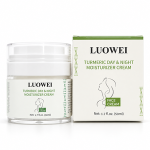 LUOWEI Kurkuma Tag- und Nacht-Feuchtigkeitscreme 50ml Hydratisierende Nährende Tägliche Hautpflege - Product Image 1