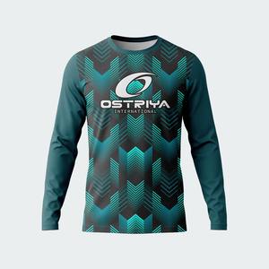 Camiseta de Fútbol Sublimada de Manga Larga Personalizada de Alta Calidad 2026, Colores Personalizados, 100% Poliéster, Transpirable, de Secado Rápido - Product Image 3