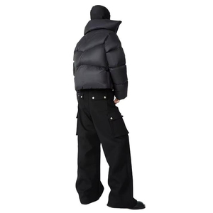 Veste d'hiver matelassée pour homme de haute qualité, respirante, imperméable, à capuche, col montant, légère, chaude et tendance - Product Image 6