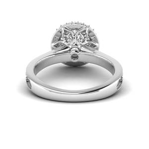 Anillo de diamante cultivado en laboratorio de 1.559 quilates con tachuelas de oro blanco F Color VS2 Clarity IGI Certified para fiestas - Product Image 3