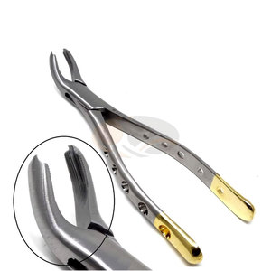 Pinzas de Extracción Dentales Universales Alemanas, Instrumento Dental de Acero Inoxidable de Primera Calidad, Mandíbulas Dentadas - Product Image 1
