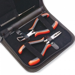 Ijrak Surgical <b>Hair</b> Extension Pliers Set Metal <b>Tools</b> for Install and <b>Remove</b> with Carry Case - Product Image 3