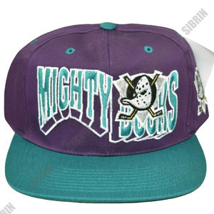 Gorra Snapback Vintage Personalizada Premium Mighty Ducks con Logotipo de Equipo de Hockey Profesional, Ajustable, de Alta Calidad para Ciclismo y Actividades al Aire Libre - Product Image 1