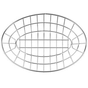 Food Grade Stainless Steel Oval Wire <b>Basket</b> French Style Metal <b>Bread</b> Fruit Serving Storage <b>Basket</b> Wholesale - Product Image 2