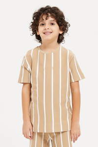 Ensemble T-shirt et short personnalisés pour enfants OEM, vêtements pour bébés, tenues d'été pour tout-petits, garçons et filles, T-shirt doublé et short, ensemble 2 pièces - Product Image 2
