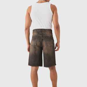 Shorts en toile pour homme coupe ample tendance 2026 – Style urbain, confortables, décontractés pour l'été, respirants, séchage rapide, vintage - Product Image 4
