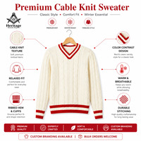 Cardigan en acrylique brodé écologique uni blanc et rouge, style Hiver, pour la Sororité grecque Delta Sigma et les insignes maçonniques Heritage
