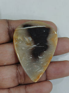 Pierre précieuse d'agate naturelle indienne faite à la main de haute qualité pour la fabrication de pendentifs et de bijoux - Product Image 4