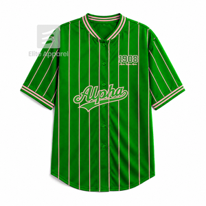 Custom Alpha Kapa Alpha sorority <b>T</b>-<b>shirt</b> short sleeve logo on front green and pink color striped <b>shirt</b> for female Greek apparel - Product Image 1