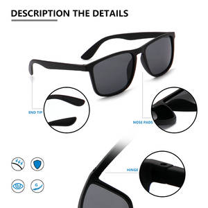 Lunettes de soleil classiques rétro en gros, cadeau promotionnel, lunettes de soleil bon marché avec logo personnalisé, promotionnelles - Product Image 4