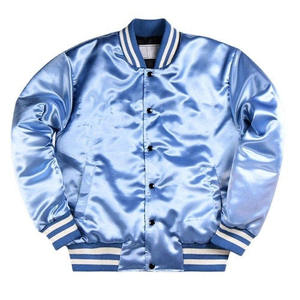 New Wholesale Coated Custom Design Style Hot <b>Sale</b> High Quality Eco-Friendly Breathable Varsity Satin <b>Spring</b> Sporty Front - Product Image 1