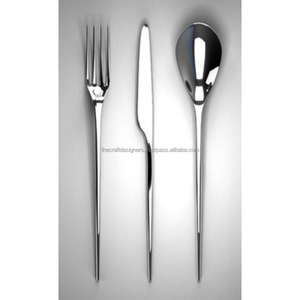 Juego de Cubiertos de metal moderno para cocinas elegantes que ofrecen un aspecto elegante y una experiencia gastronómica Premium diaria - Product Image 5