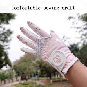 ถุงมือกอล์ฟแบบไร้นิ้วสำหรับผู้หญิง ผลิตในประเทศปากีสถาน ออกแบบเพื่อการยึดเกาะที่สบายมือ เหมาะสำหรับกิจกรรมกลางแจ้ง ขายดีที่สุด - Product Image 5